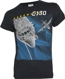 Image de C-130 Hercules T-Shirt schwarz